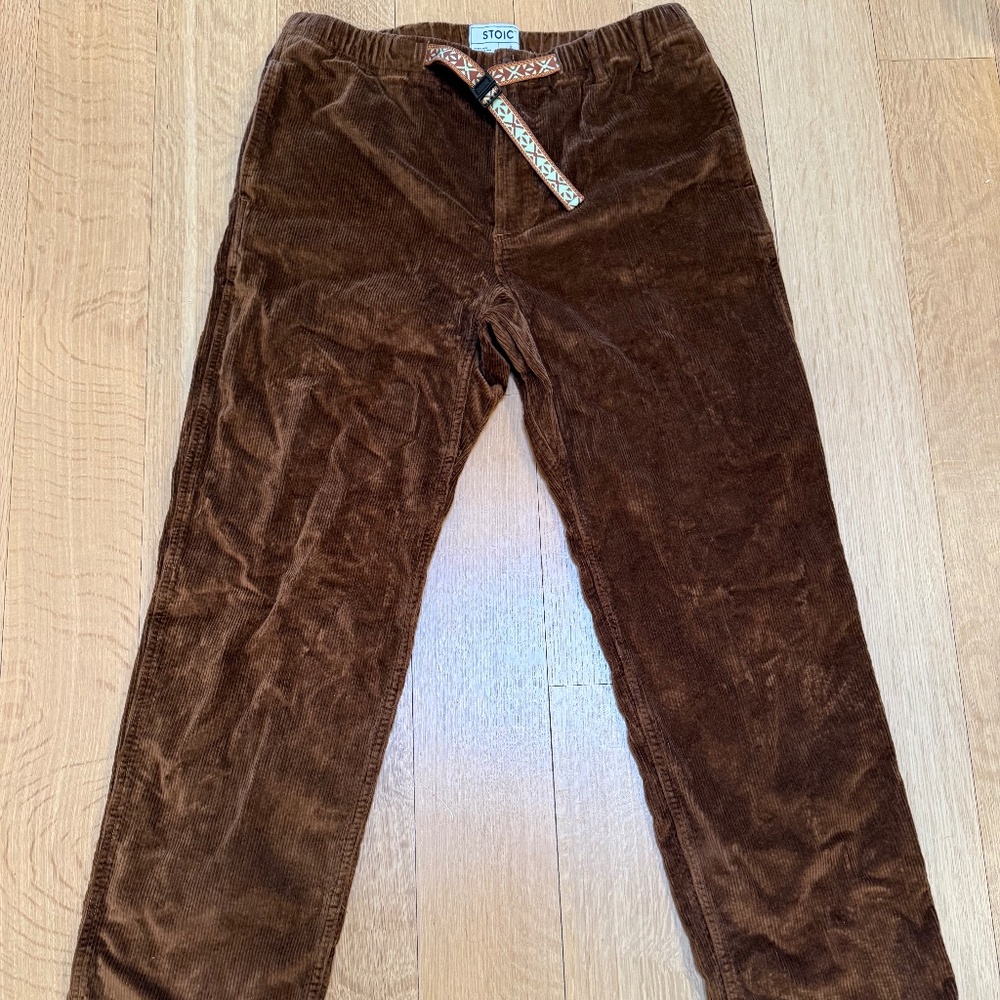 STOIC Men’s Brown Corduroy Pants